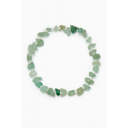 T Balance - Pure Amethyst Crystal Healing Bracelet Green