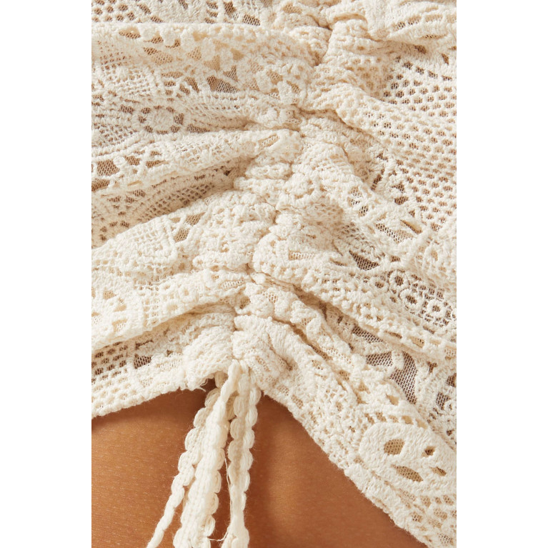 Maje - Ridora Cut-out Dress in Crochet