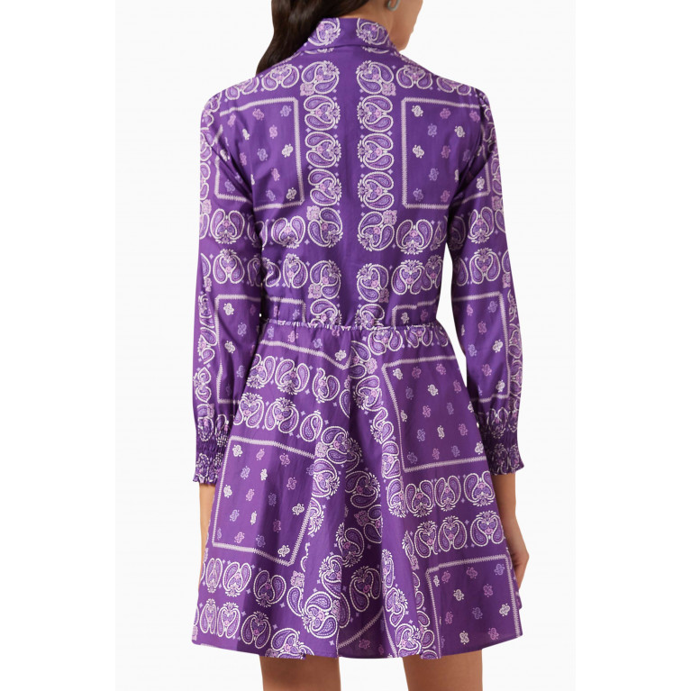 Maje - Ripani Paisley-print Dress in Cotton