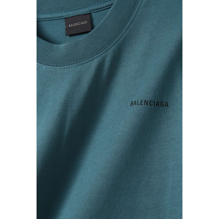 Balenciaga - Logo Print T-Shirt in Vintage Jersey