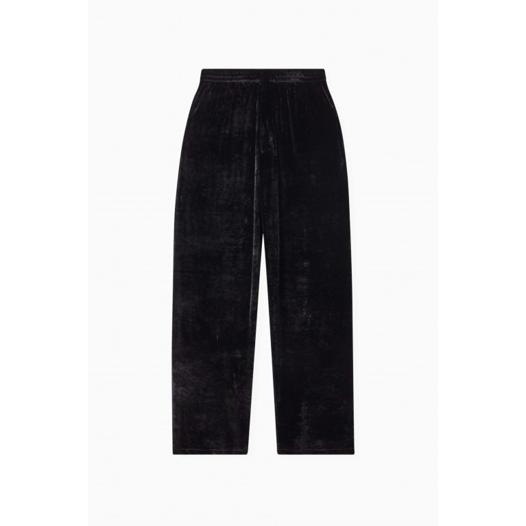 Balenciaga - Baggy Pants in Shiny Velvet