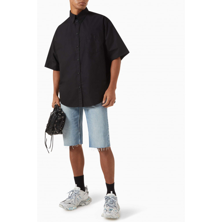 Balenciaga - Crypto Large-fit Shirt in Cotton-poplin