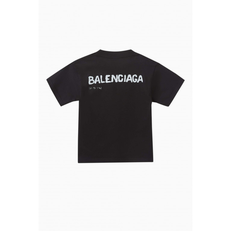 Balenciaga - Hand Drawn Balenciaga T-shirt in Vintage Jersey