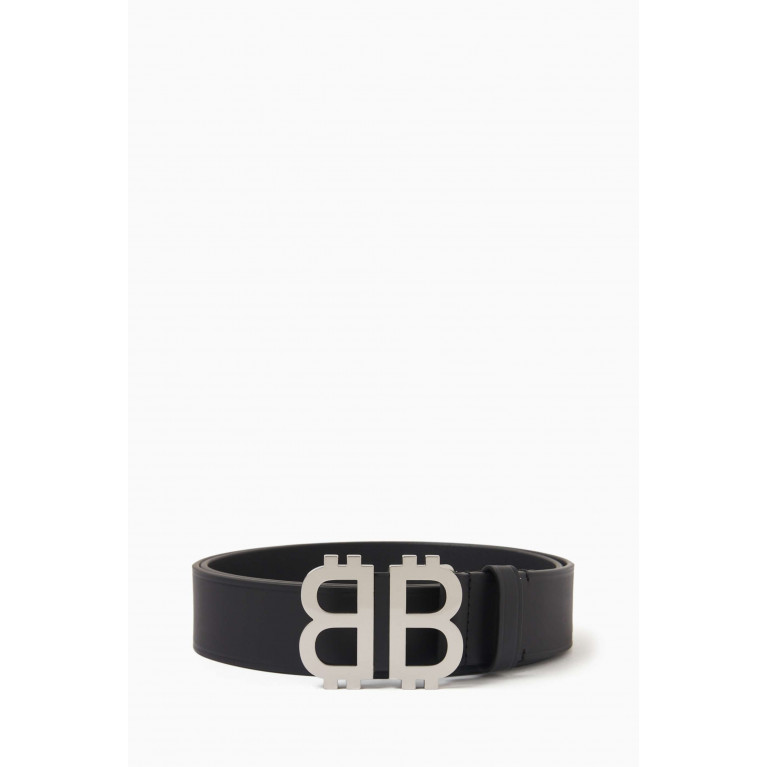 Balenciaga - Crypto BB Belt in Leather