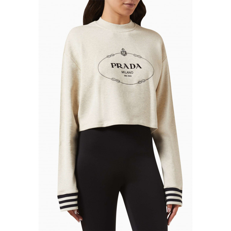 Prada - Logo Sweatshirt in Cotton
