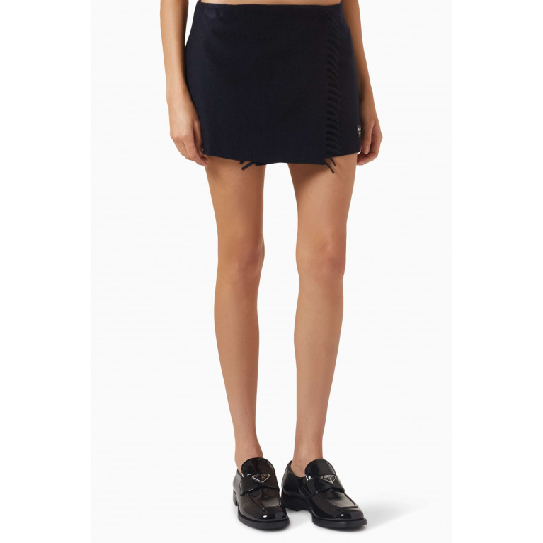 Prada - Mini Skirt in Cashmere