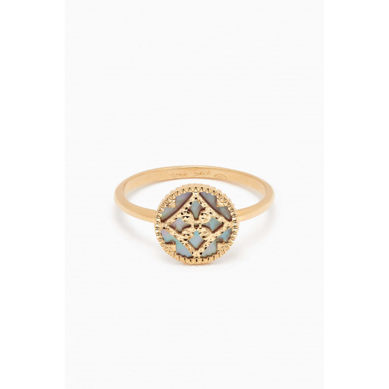 Damas - Amelia Versailles Mother of Pearl Ring in 18kt Gold