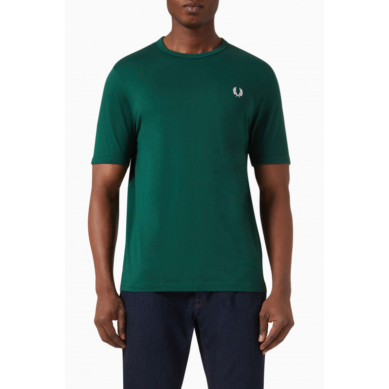 Fred Perry - Ringer T-shirt in Cotton Jersey