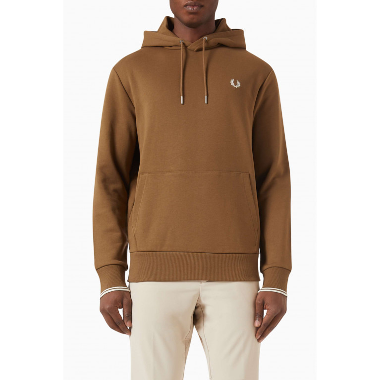 Fred Perry - Tipped Hoodie in Fleece