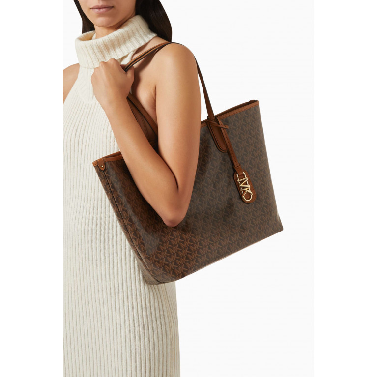 MICHAEL KORS - Large Eliza Tote Bag in Coated-canvas