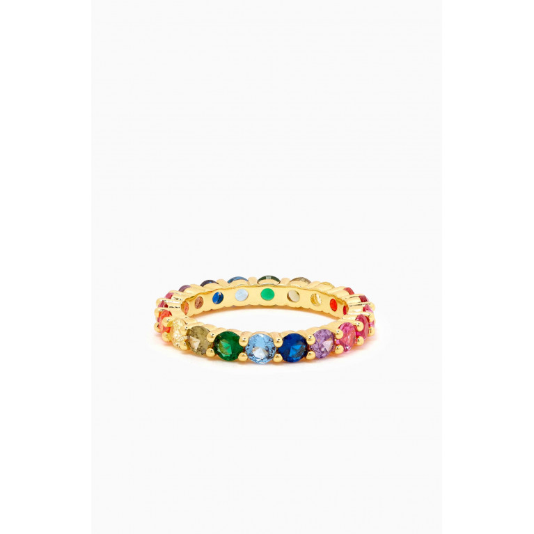 Celeste Starre - Rainbow Dreams Ring in 18kt Recycled Gold-plated Brass
