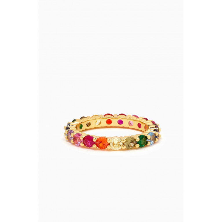 Celeste Starre - Rainbow Dreams Ring in 18kt Recycled Gold-plated Brass