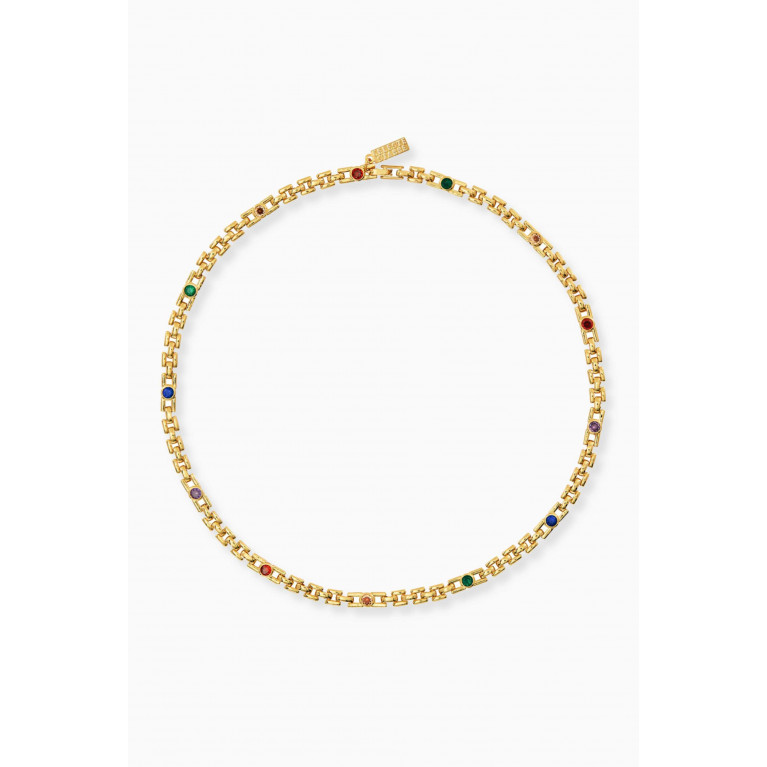 Celeste Starre - The Ross Necklace in 18kt Recycled Gold-plated Brass