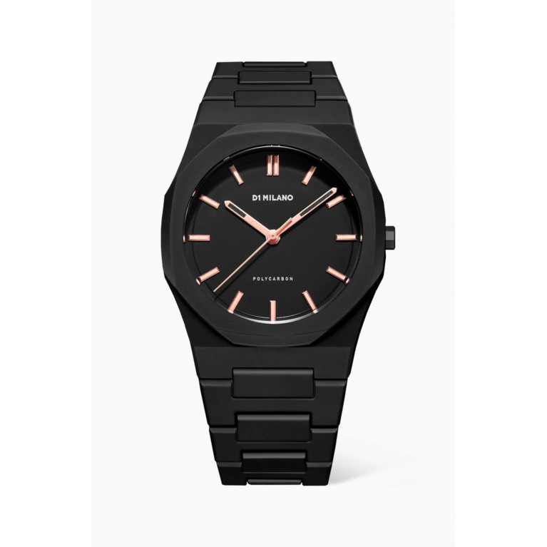 D1 Milano - Polycarbon Quartz Watch, 40.5mm