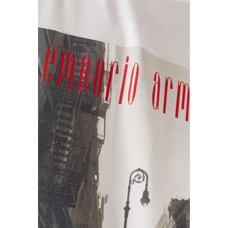 Emporio Armani - City Printed T-shirt in Cotton-jersey