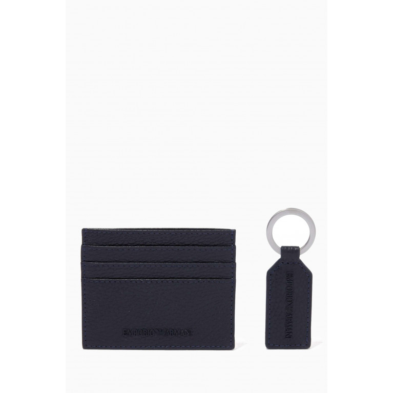Emporio Armani - Card Holder & Key Ring Gift Set
