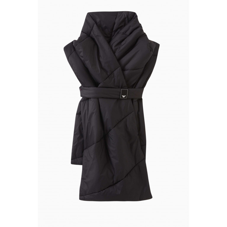 Emporio Armani - Travel Essentials Padded Scarf in Quilted Nylon