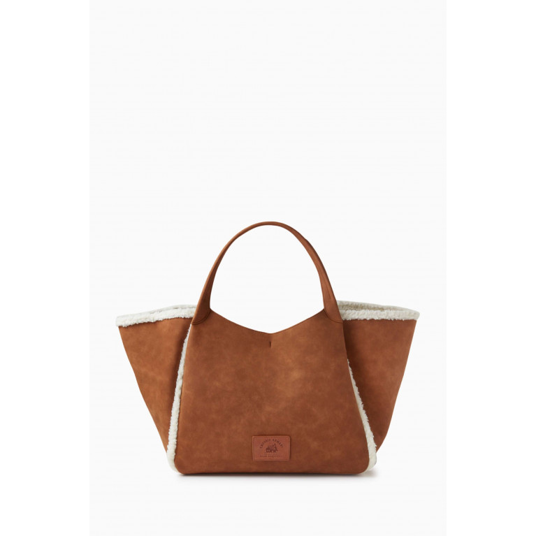 Emporio Armani - Large Chalet Capsule Collection Tote Bag in Suede