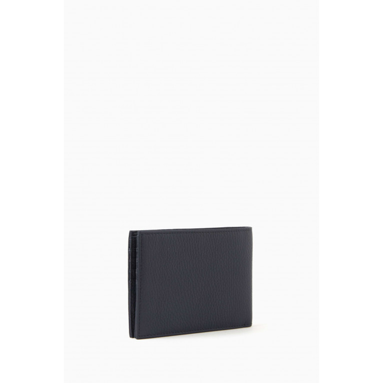 Emporio Armani - Bi-fold Wallet in Tumbled Leather