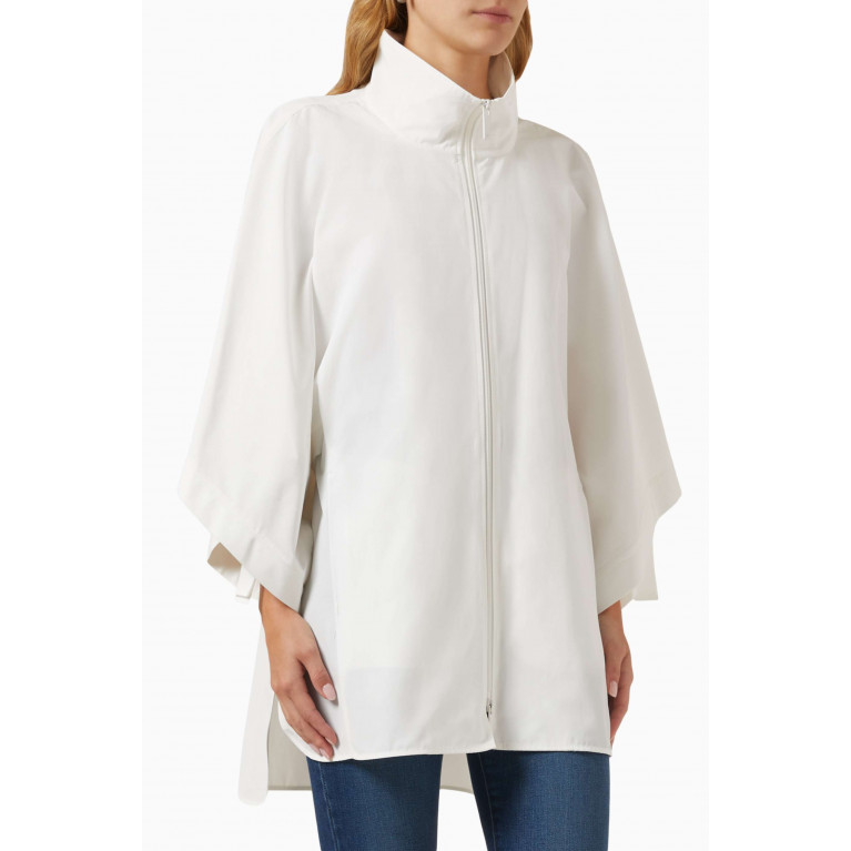 Emporio Armani - Zip Oversized Shirt in Techno-cotton