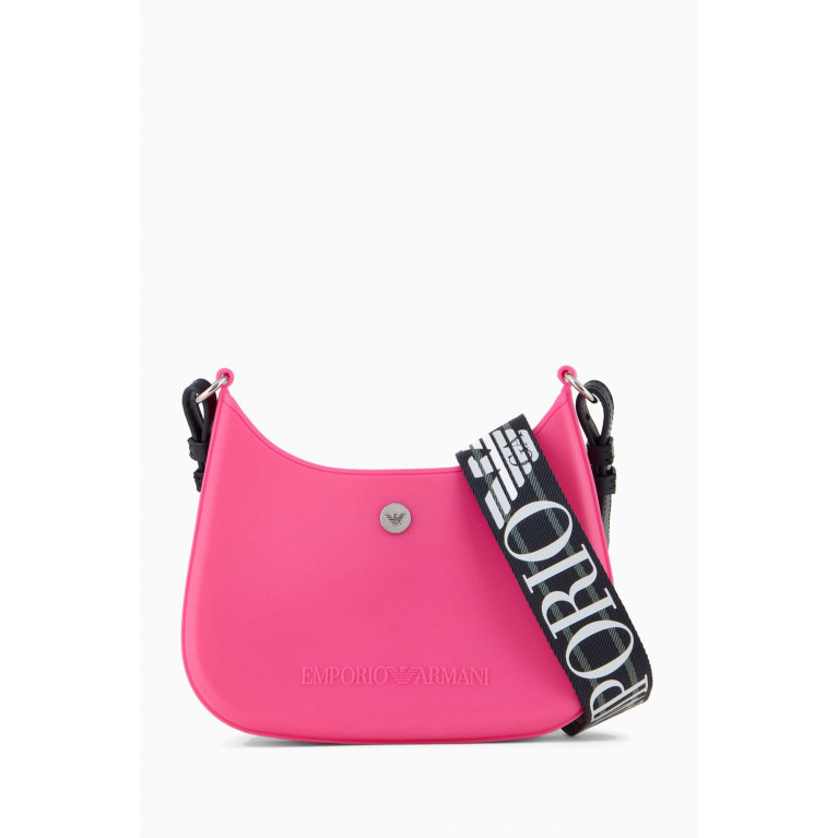 Emporio Armani - Mini Gummy Crossbody Bag in Recycled PVC Pink
