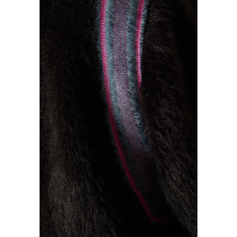 Emporio Armani - Bi-colour Tape Jacket in Faux-fur
