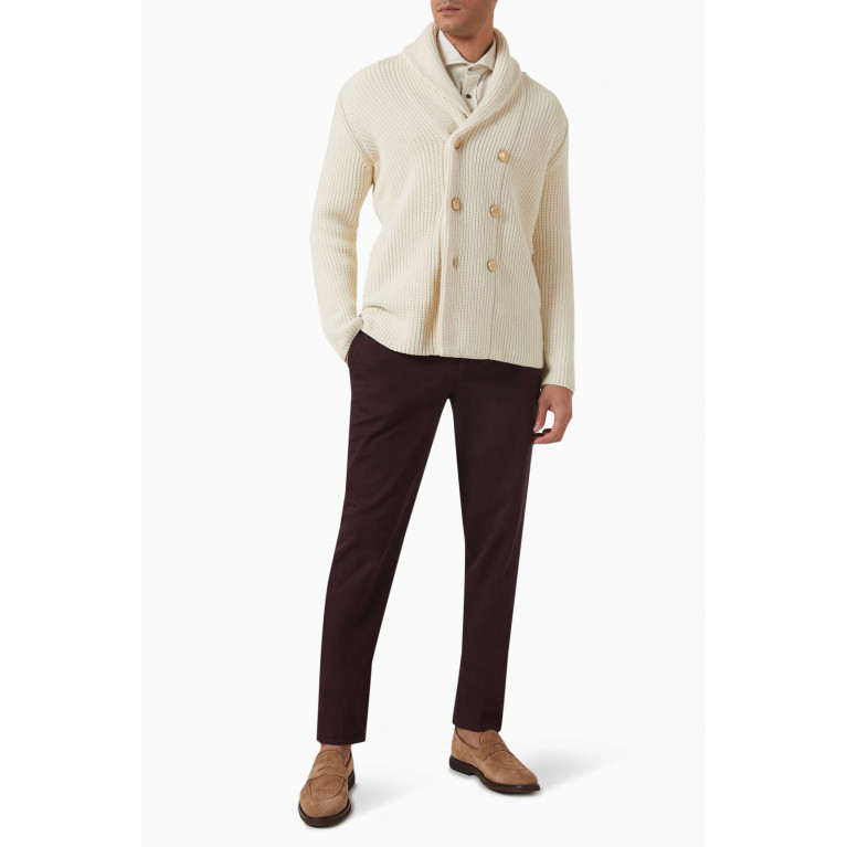 Brunello Cucinelli - Double-breasted Cardigan in Wool-blend