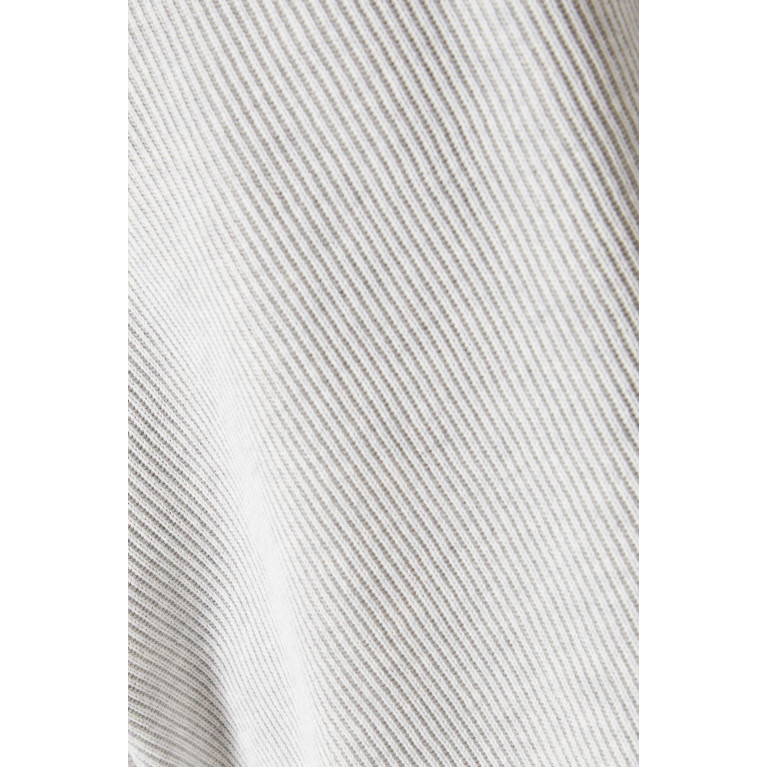 Brunello Cucinelli - English Ribbed Polo in Cotton Knit