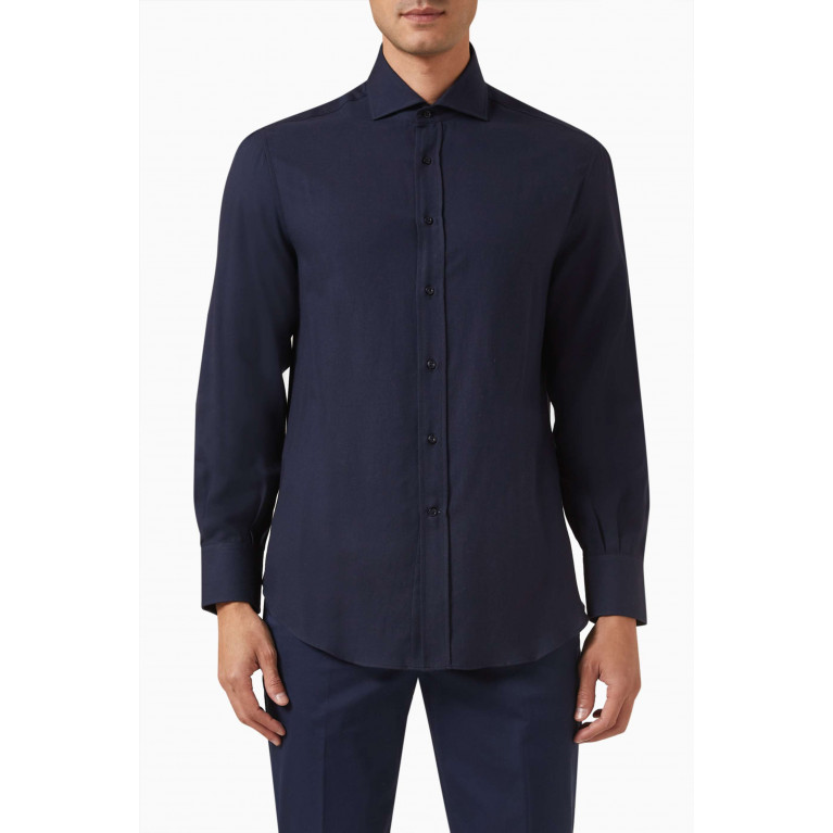 Brunello Cucinelli - Button-up Shirt in Cotton-cashmere Blend