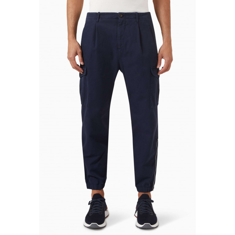 Brunello Cucinelli - Relaxed Fit Pants in Gabardine