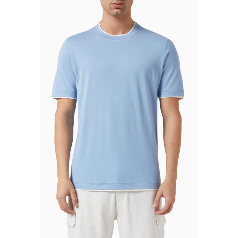 Brunello Cucinelli - T-shirt in Cotton Jersey