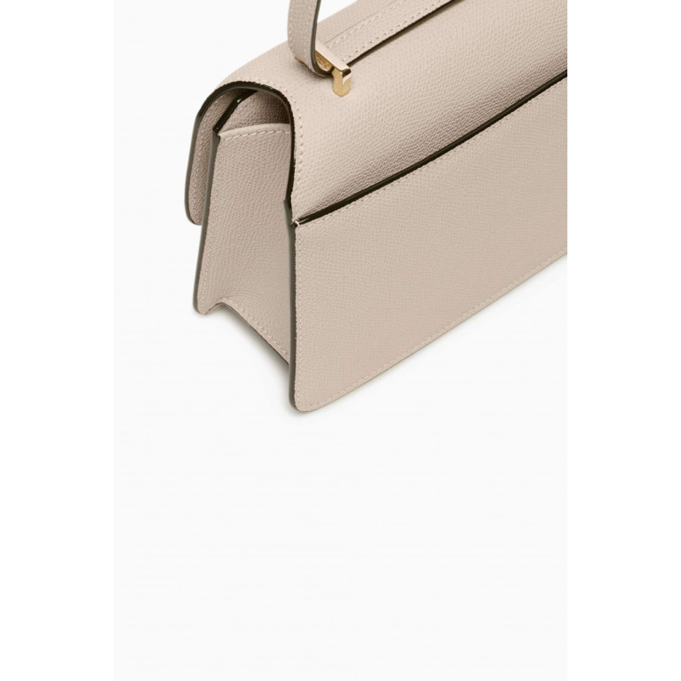 Valextra - Mini Nolo Crossbody Bag in Millepunte Calfskin Leather