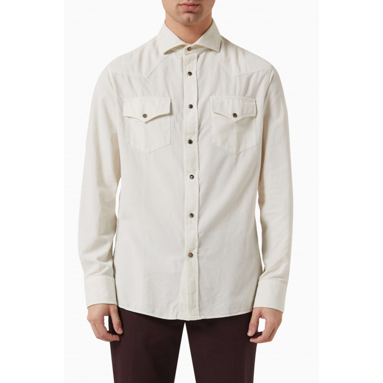 Brunello Cucinelli - Corduroy Shirt in Cotton