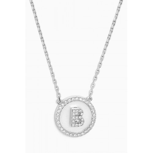 Savolinna - A2Z Diamond Necklace in 18kt White Gold