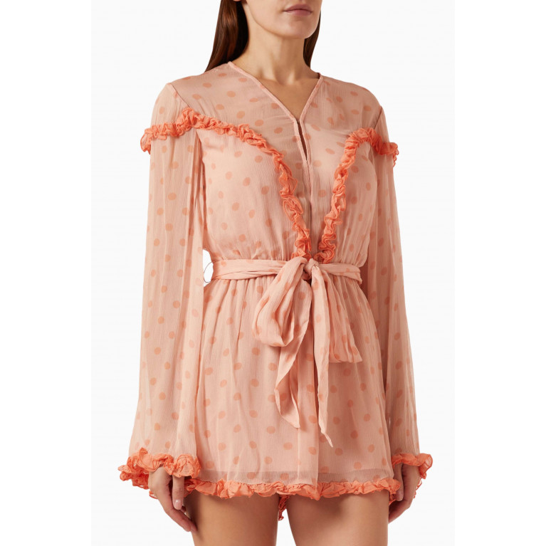 Keepsake The Label - Amica-Clearway Ruffled Playsuit