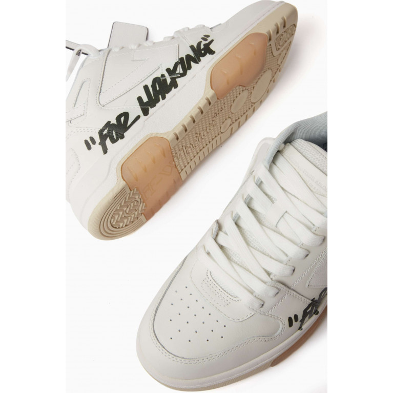 Off-White - Out of Office 'For Walking' Low-top Sneakers in Leather
