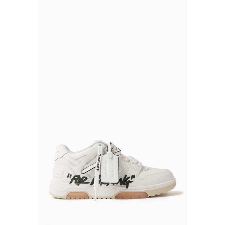 Off-White - Out of Office 'For Walking' Low-top Sneakers in Leather