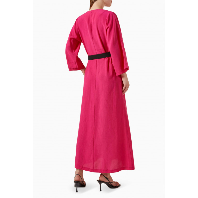 Mimya - Belted Dress Pink