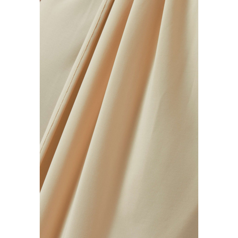 Mimya - Draped Cowl-neck Dress Grey