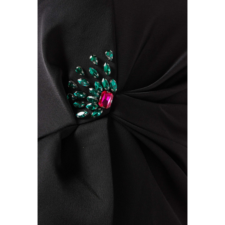 Mimya - Crystal-embellished Dress Black