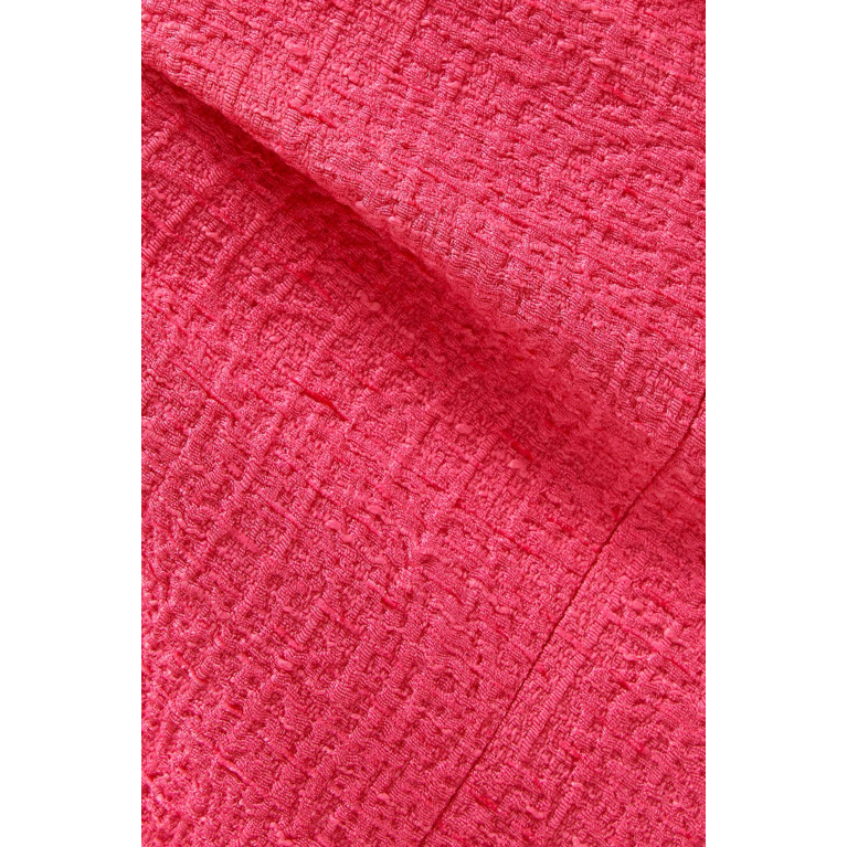Mimya - Textured Fishtail Skirt Pink