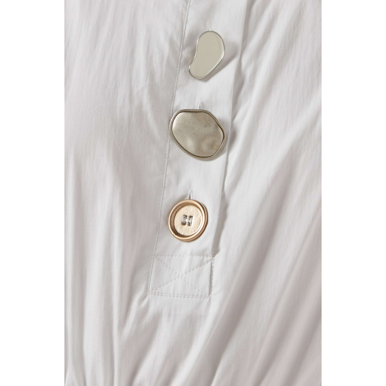 Mimya - Asymmetric Button Dress