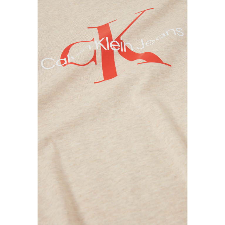 Calvin Klein - Logo-print T-shirt in Cotton Neutral