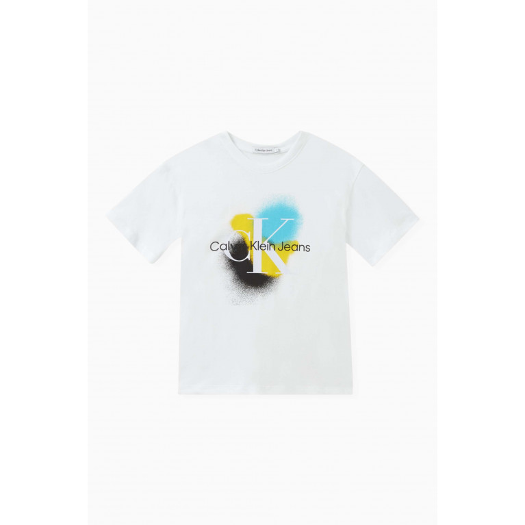 Calvin Klein - Logo-print T-shirt in Cotton