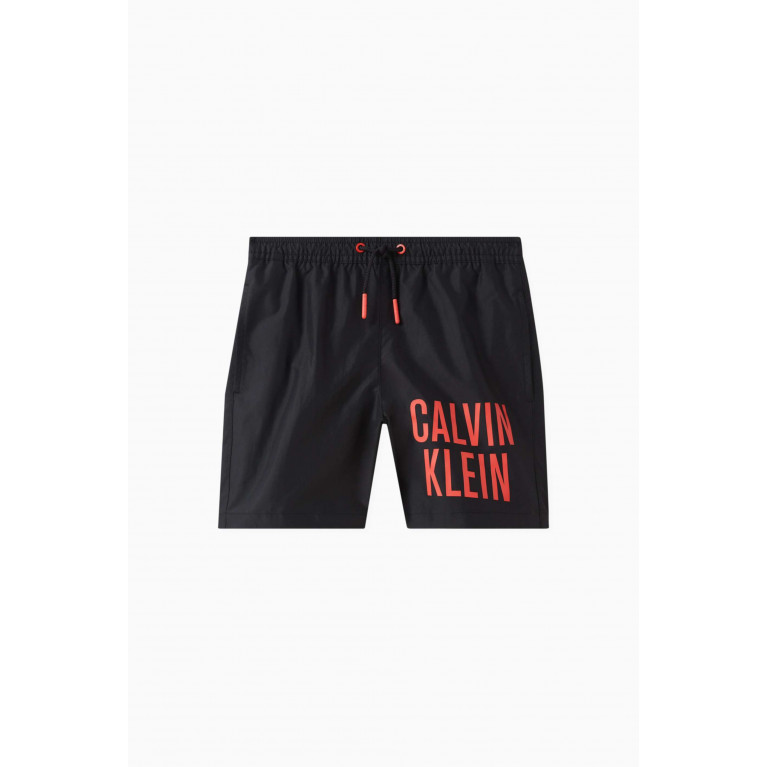 Calvin Klein - Intense Power Logo Swim Shorts Black