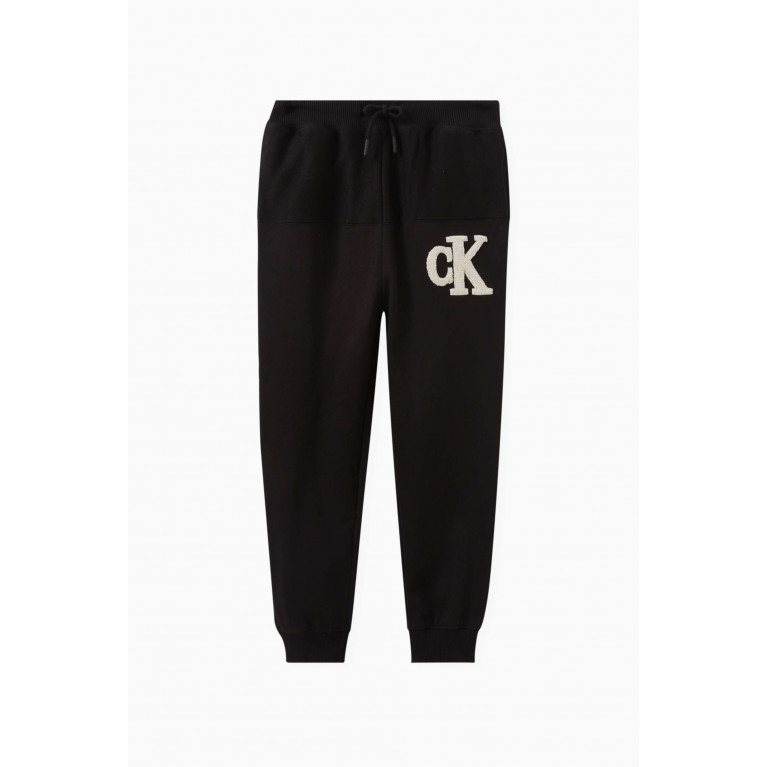Calvin Klein - Logo-patch Sweatpants in Cotton