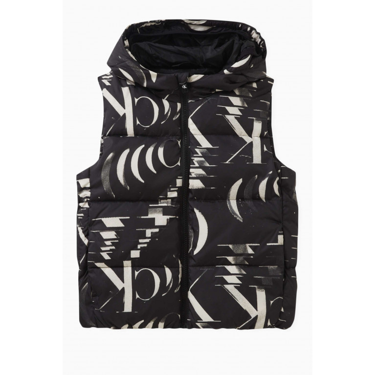 Calvin Klein - Monogram-print Puffer Vest