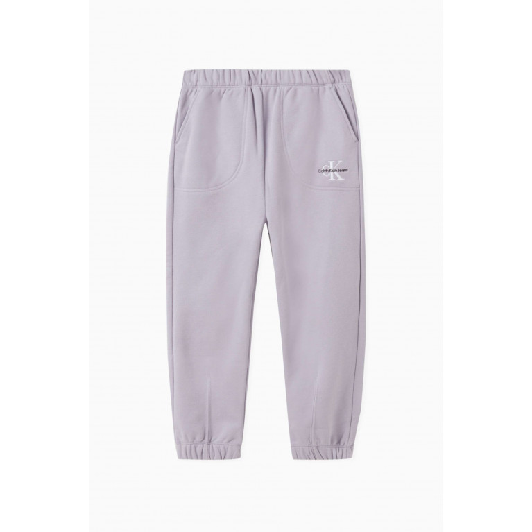 Calvin Klein - Relaxed Logo Sweatpants in Organic Cotton Terry Blend