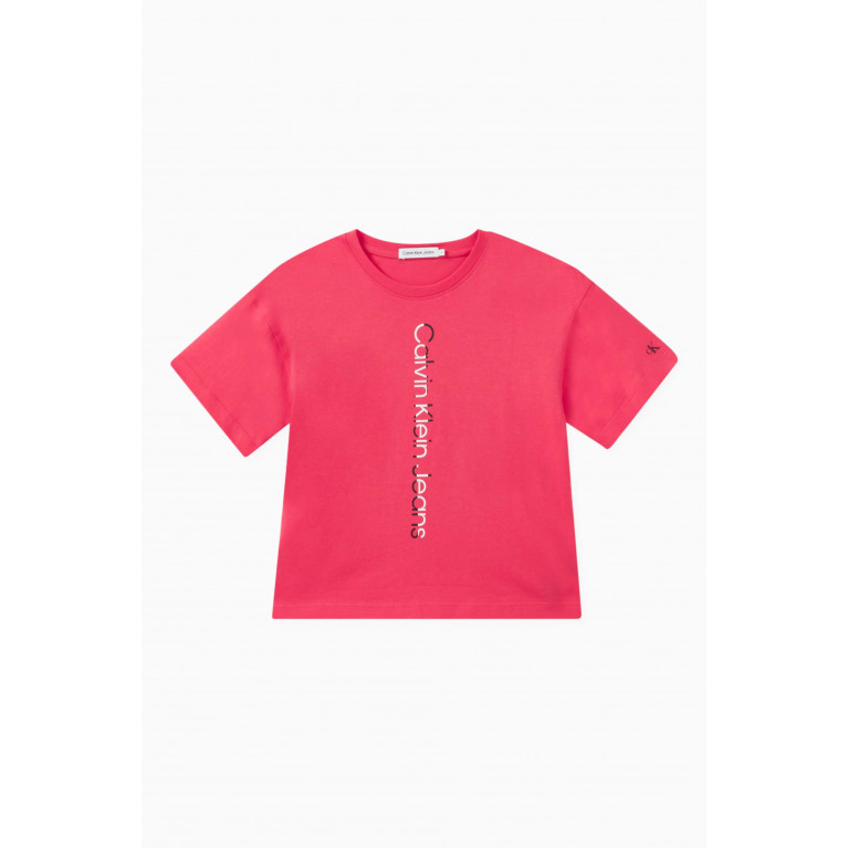 Calvin Klein - Logo-print T-shirt in Cotton