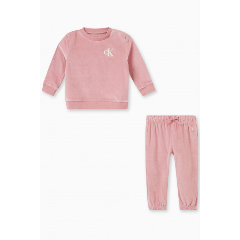 Calvin Klein - Logo 3-piece Set in Velvet Pink